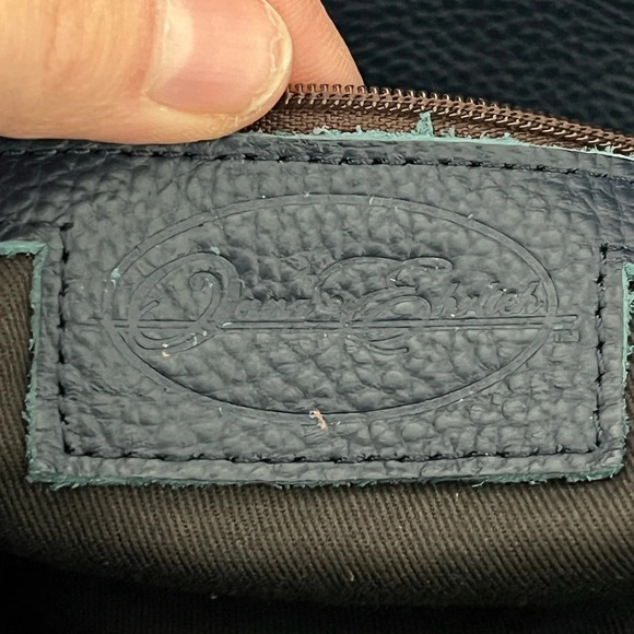 ASO Cameron Diaz👜Onna Ehrlich/ Rachel bag/ Hobo bag/ 100% Leather/ Navy blue - Picture 9 of 17